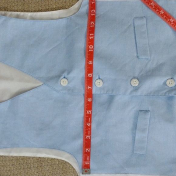 💥NWOT Izod Boys Light Blue Vest - Picture 5 of 9